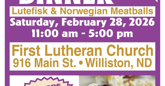 First Lutheran's 92nd Annual Lutefisk Dinner