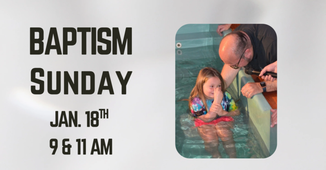 Baptism Sunday