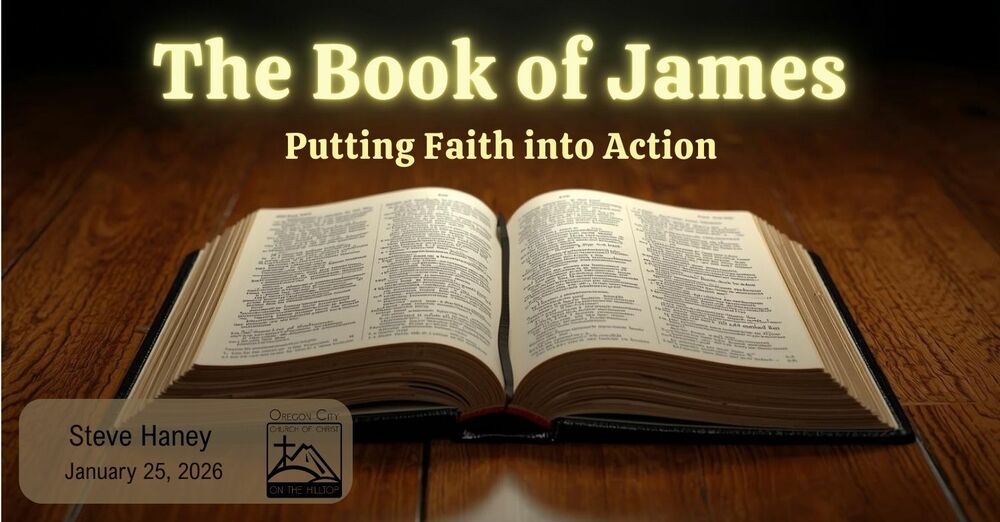New Sermon Series on the Book Of James