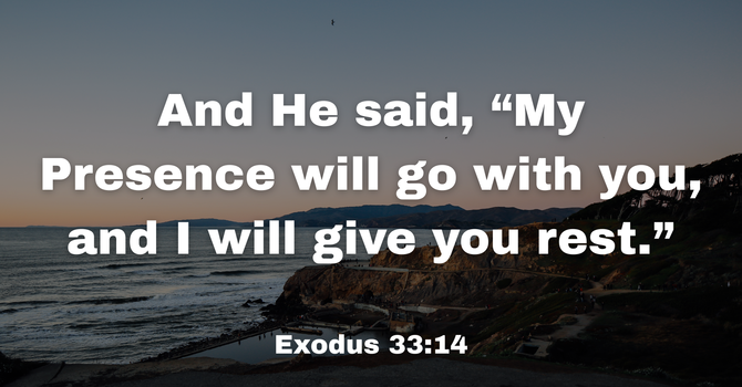 Exodus 33:14 image