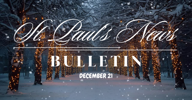 December 21 News Bulletin image