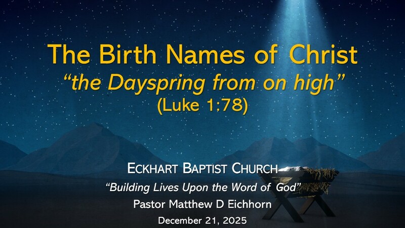 The Birth Names of Christ