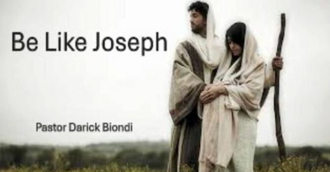 Be Like Joseph, Fourth Sunday of Advent