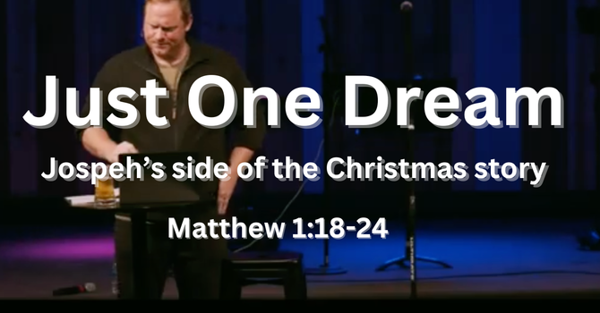 Just One Dream | Small Group Questions image