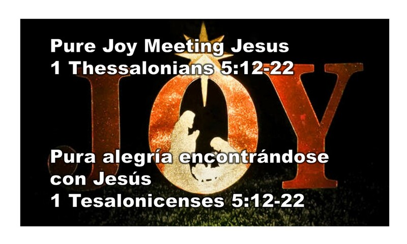 Pure Joy Meeting Jesus