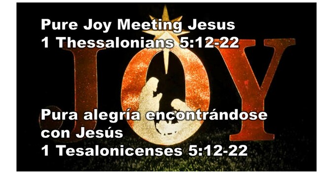 Pure Joy Meeting Jesus