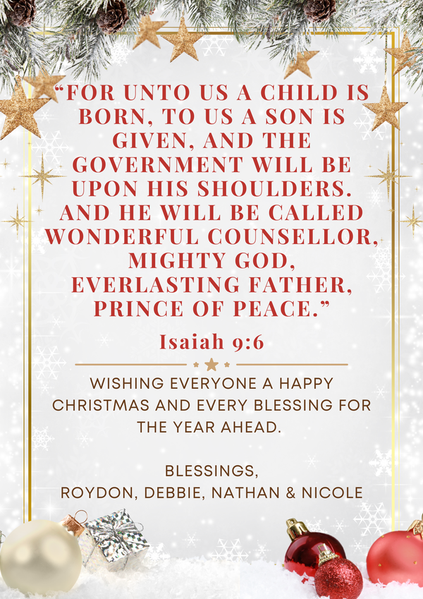 A CHRISTMAS MESSAGE FROM THE BURNS FAMILY