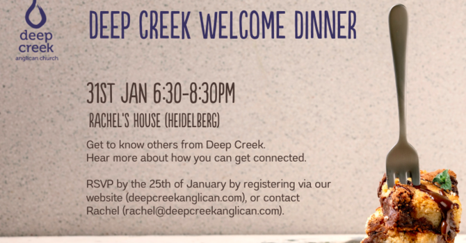 Deep Creek Welcome Dinner