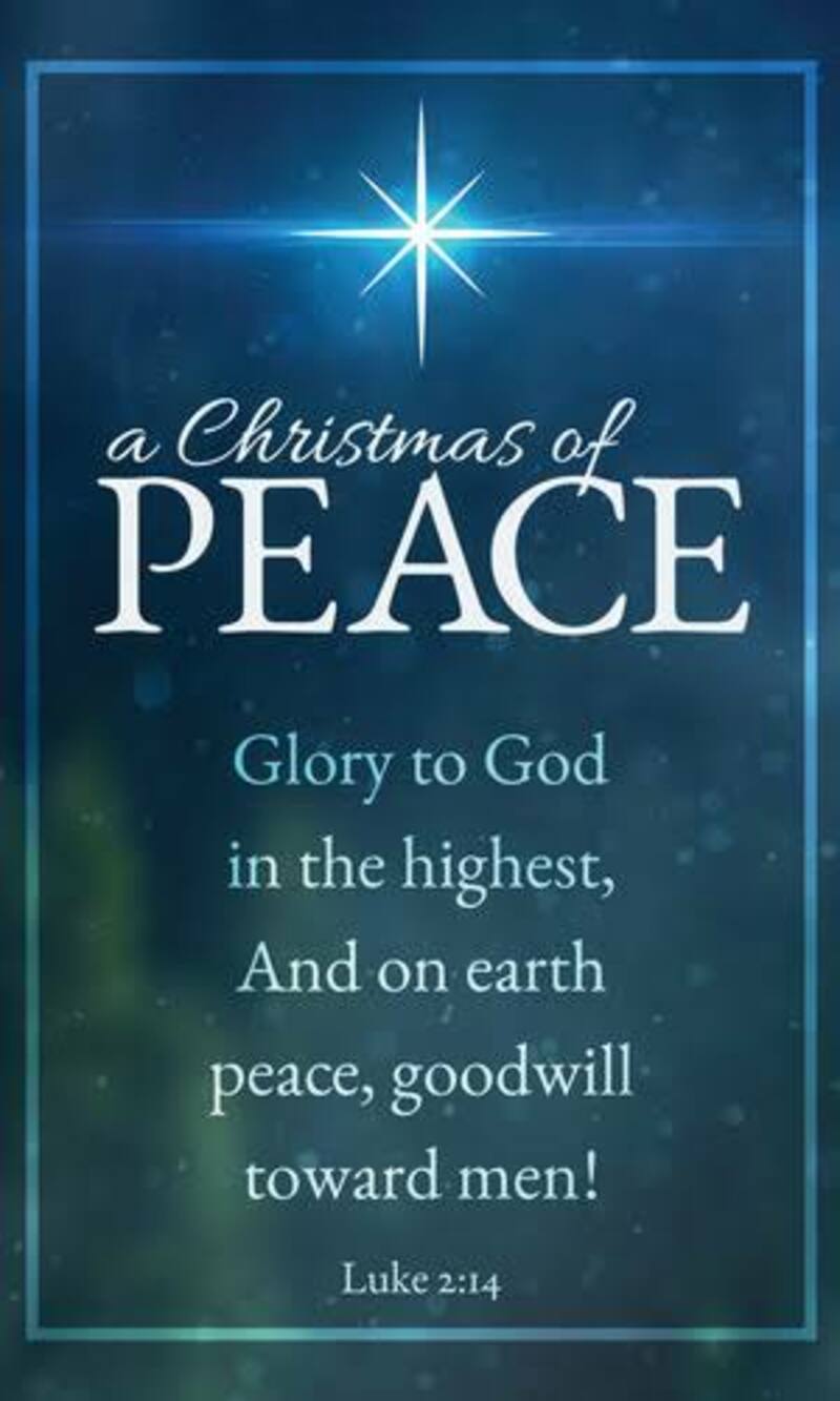 Christmas Sunday Message: But This One Shall Be Peace