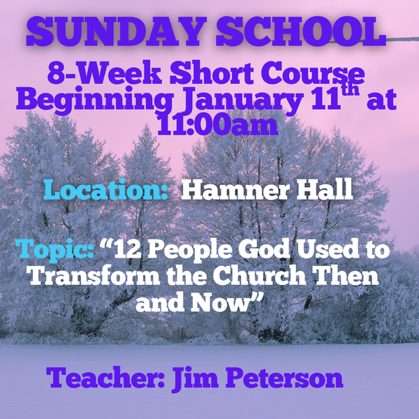 Sunday School Short Course