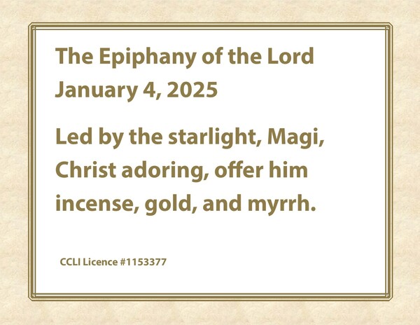 The Epiphany of the Lord