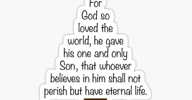 John 3:16 for Christmas