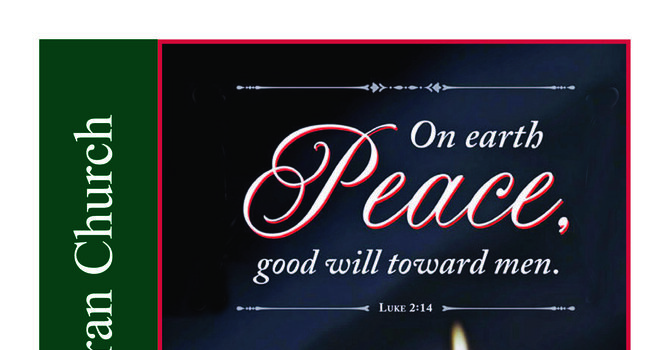 Worship Bulletin for Christmas Eve 2025