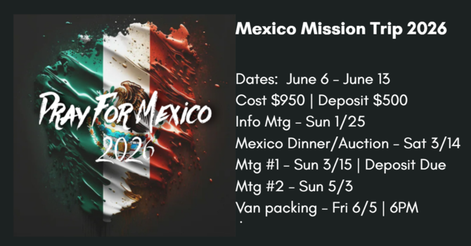Mexico Missions Trip
