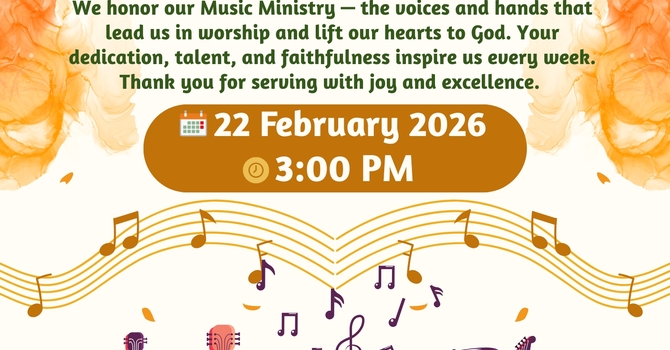 Music Ministry Appreciation 