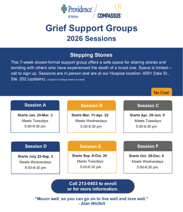 Grief Support Groups @Providence