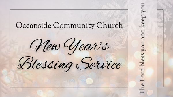 New Year's Blessing Service