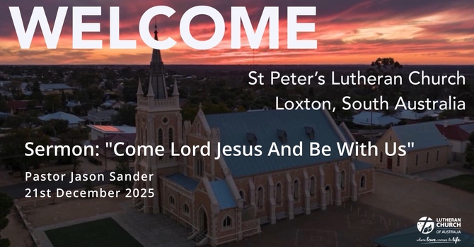 Come Lord Jesus And Be With Us