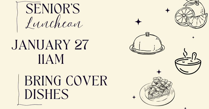 Sparkling Seniors Covered Dish Luncheon