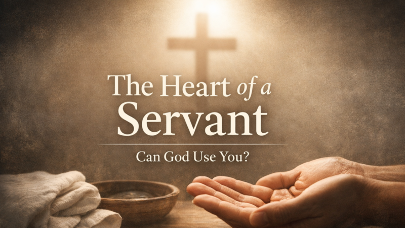 The Heart of a Servant: Can God Use You?