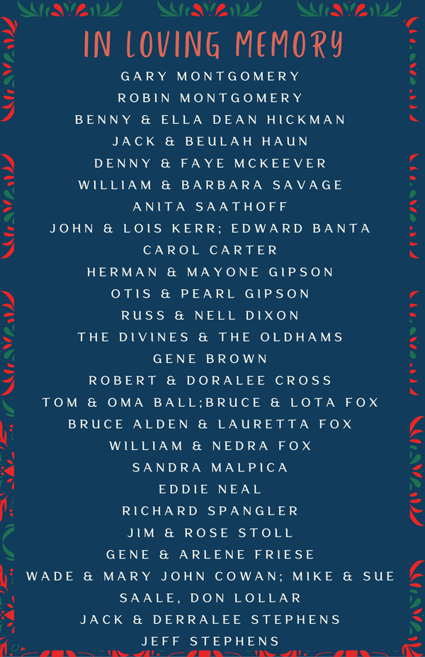 Poinsettia Memorials