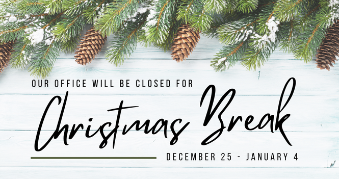 Office Closed for Christmas Break