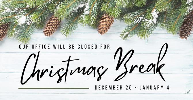 Office Closed for Christmas Break image