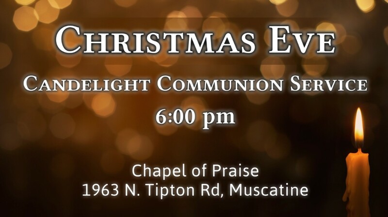 Christmas Eve Candlelight Communion Service