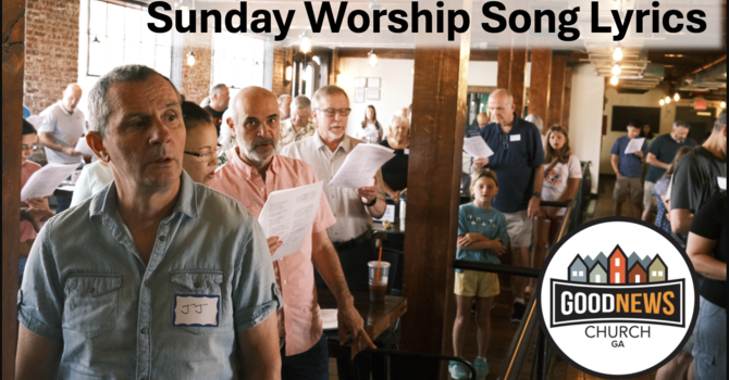Worship Service Plan & Song Lyrics image