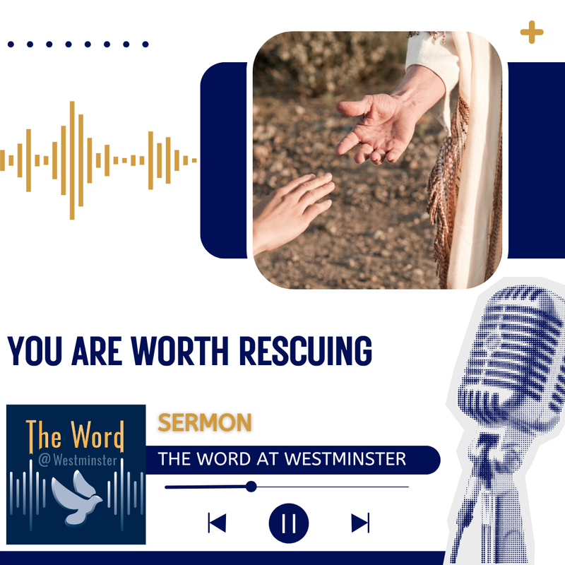 You are worth rescuing. (sermon)