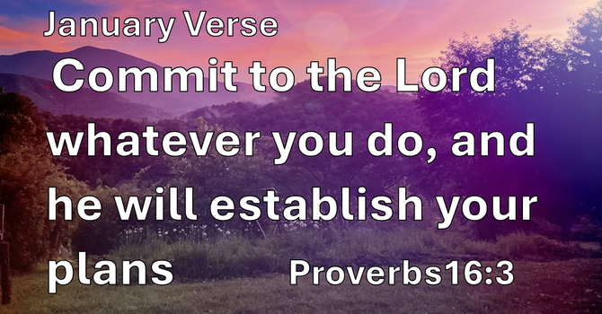 January Memory Verse image