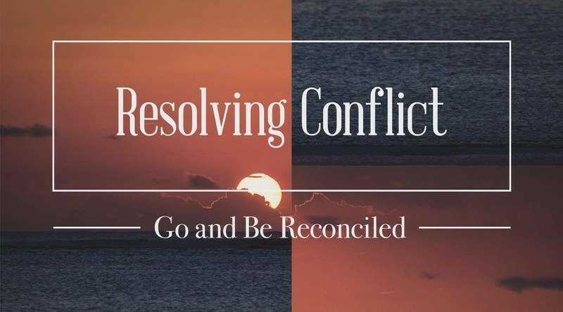 Peacemakers Go and Be Reconciled