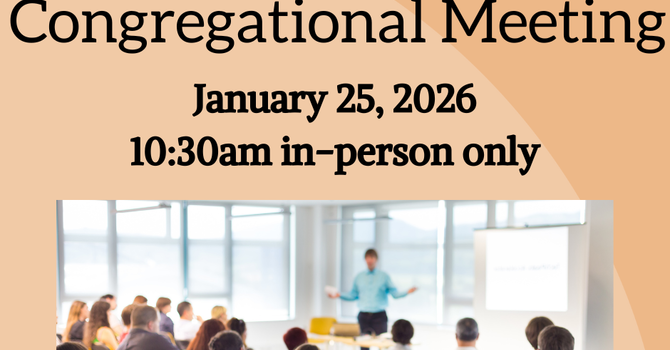 Annual Budget Congregational Meeting