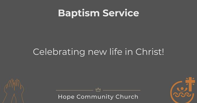 Baptism Service
