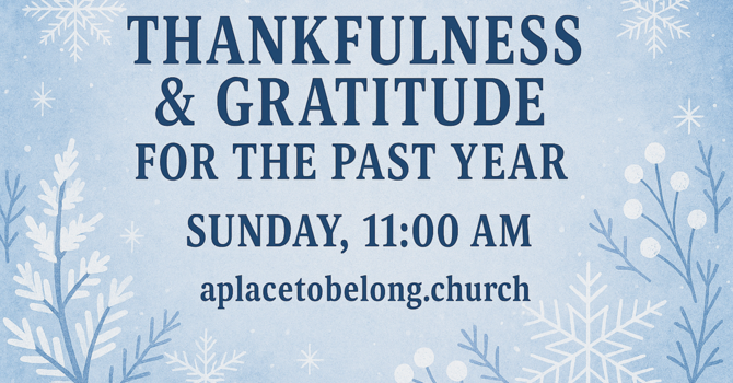 Thankfulness & Gratitude