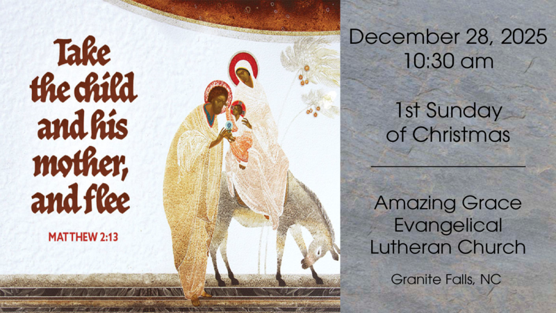 1st Sunday of Christmas