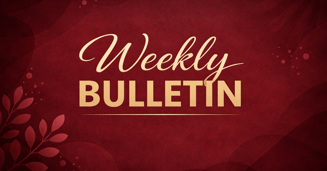 Bulletin - December 28, 2025 image