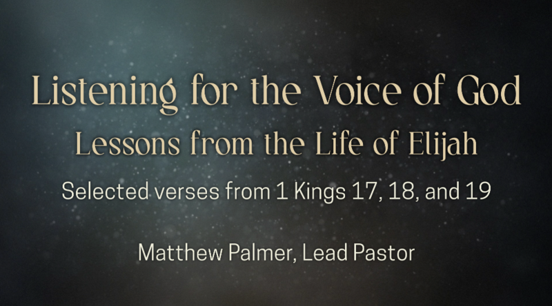 Listening for the Voice of God