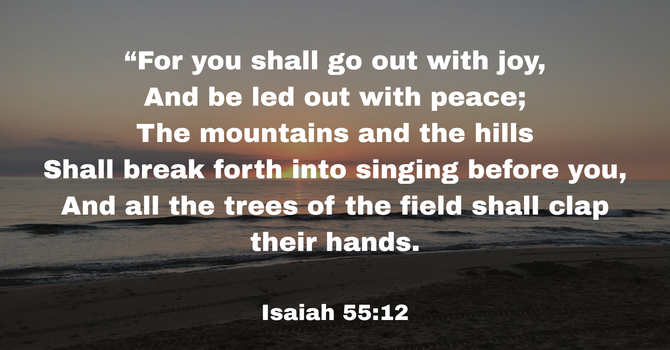 Isaiah 55:12 image