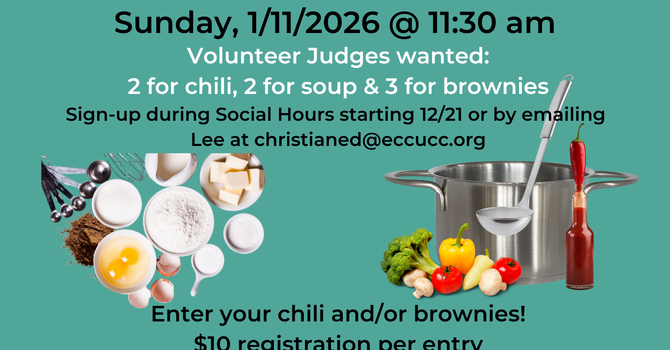 Soup 'n Chili Cook-off & Brownie Bakeoff