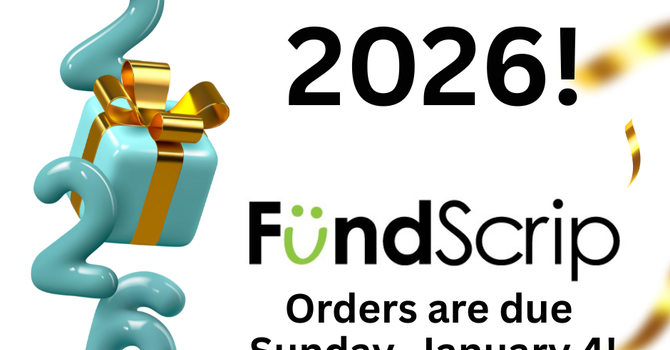 First Fundscrip Order of 2026!