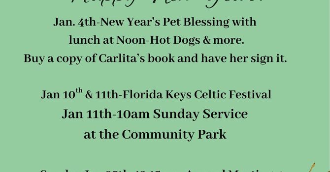 January News @ St. Columba image