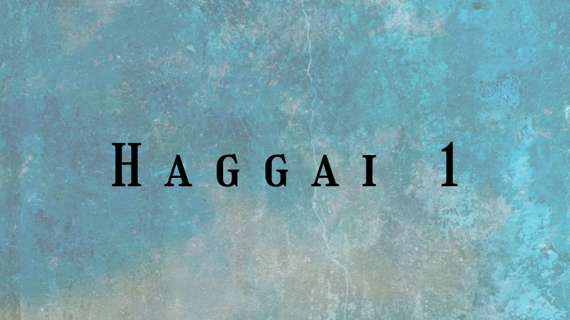Haggai 1