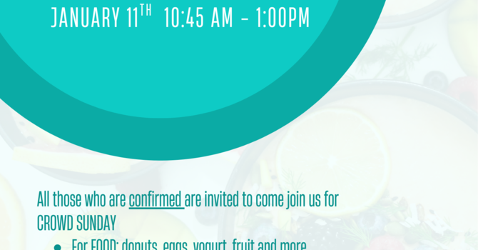 CROWD SUNDAY  January 11th