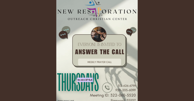 Thursday Night Prayer Call