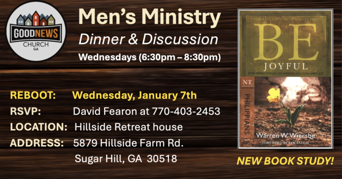 Men's Ministry Dinner & Discussion