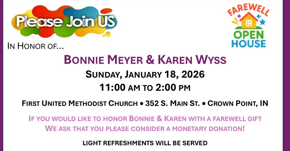 Celebrate and send off Bonnie Meyer and Karen Wyss