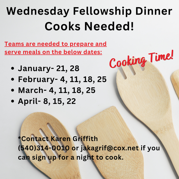 Cooks Needed!