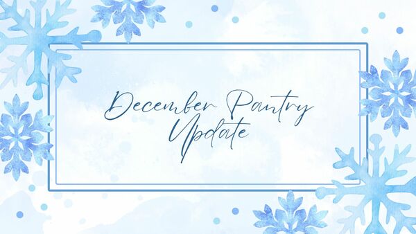 December Pantry Update