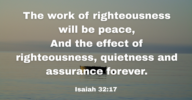 Isaiah 32:17 image